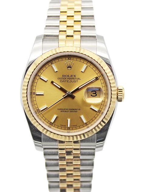 rolex datejust mens 2 tone|two tone Rolex Datejust 36mm.